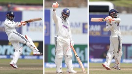 Through the course of his 66 off 69 balls, Rishabh Pant put India in a position of strength, with one day left. (CREIMAS)