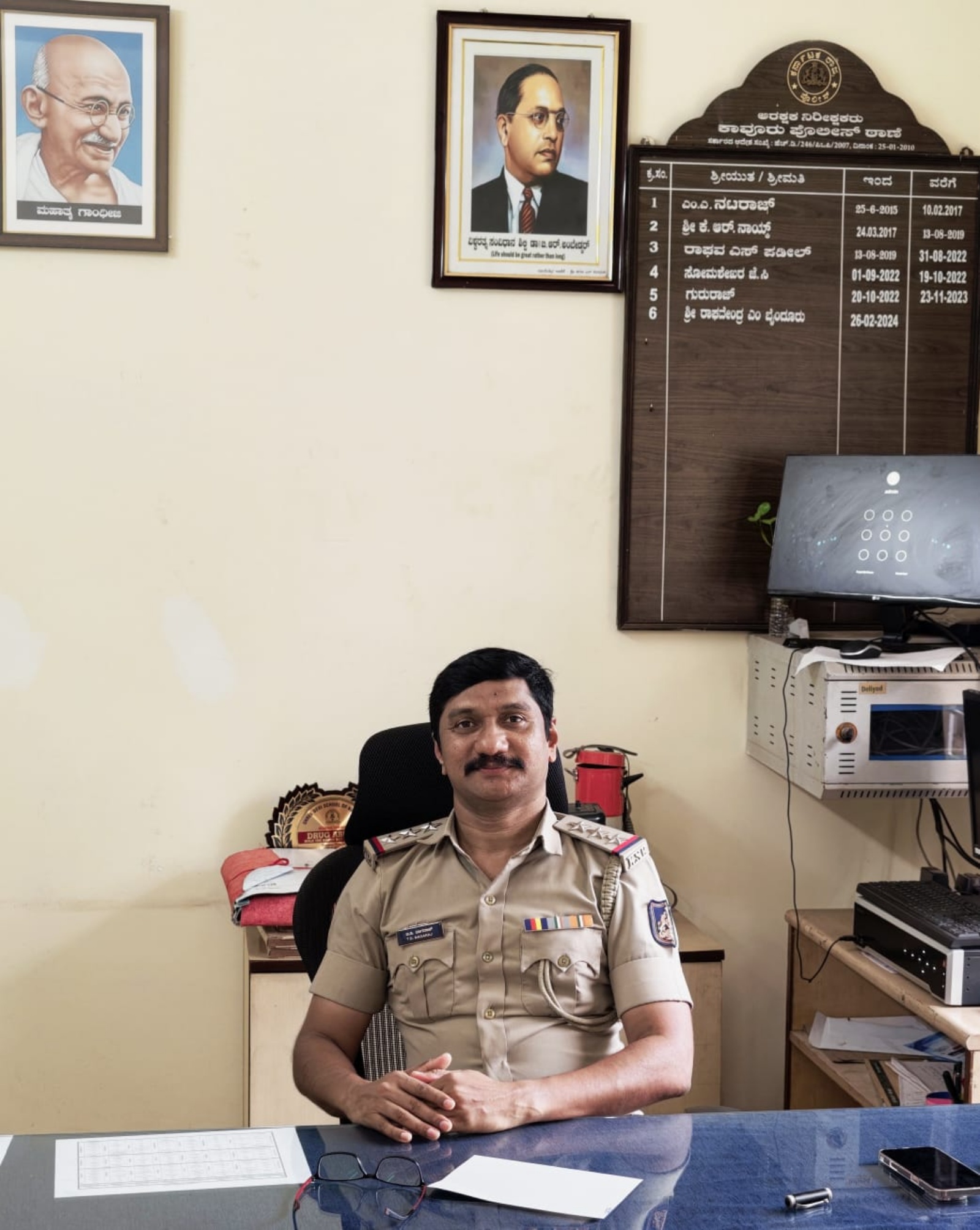 Police inspector TD Nagaraj
