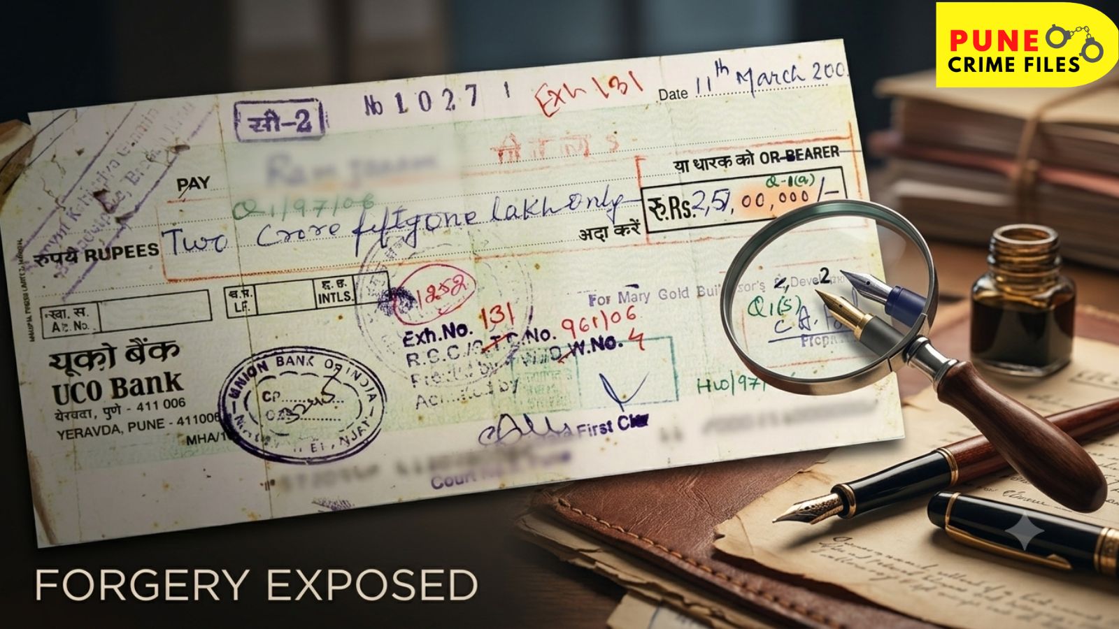 Pune Crime Files: After 21 years, businessman held guilty of altering Rs 5-lakh cheque to Rs 2.51 crore