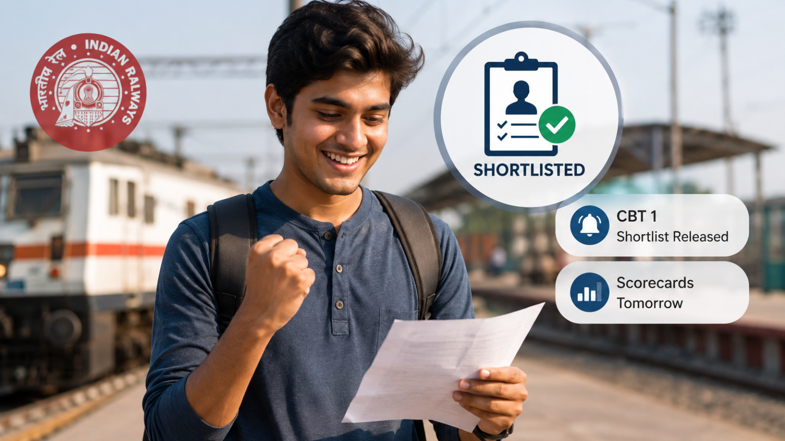 RRB NTPC UG 2026 परिणाम घोषित: CBT-2 के लिए उम्मीदवारों की सूची जारी