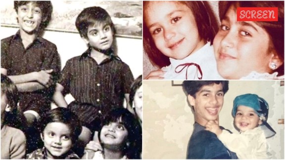 Rare childhood photos of Bollywood’s famous sibling duos