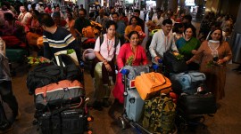 pilgrims return to Mumbai, pilgrims return to Mumbai from nepal, Nepal flash floods, Nepal glacier collapse, Nepal disaster, Nepal flood disaster, Nepal floods survivors, india aid to Nepal. Nepal flood death toll, Bhotekoshi river, Nepal floods 359 dead, Indians missing in Nepal, Nepal Tibet flash flood, Rasuwa flood, Trishuli River flood, Kailash Mansarovar pilgrims missing, Nepal rescue operations, India relief for Nepal, barrier lake Tibet, Indians stranded in Tibet, Nepal flood latest updates