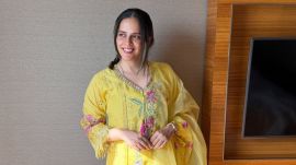 Saina Nehwal takes a plank challenge