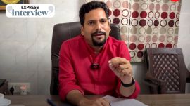 Jha also alleged that officials had told him, off the record, that pressure was sometimes applied to delay projects after he publicly announced timelines for their completion. (Express Photo)