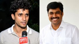 CJP spokesperson Saurav Das (left), and MP VS Matheswaran Namakkal. (Photo Credits: File, FB/VS Matheswaran Namakkal MP; Enhanced using AI)