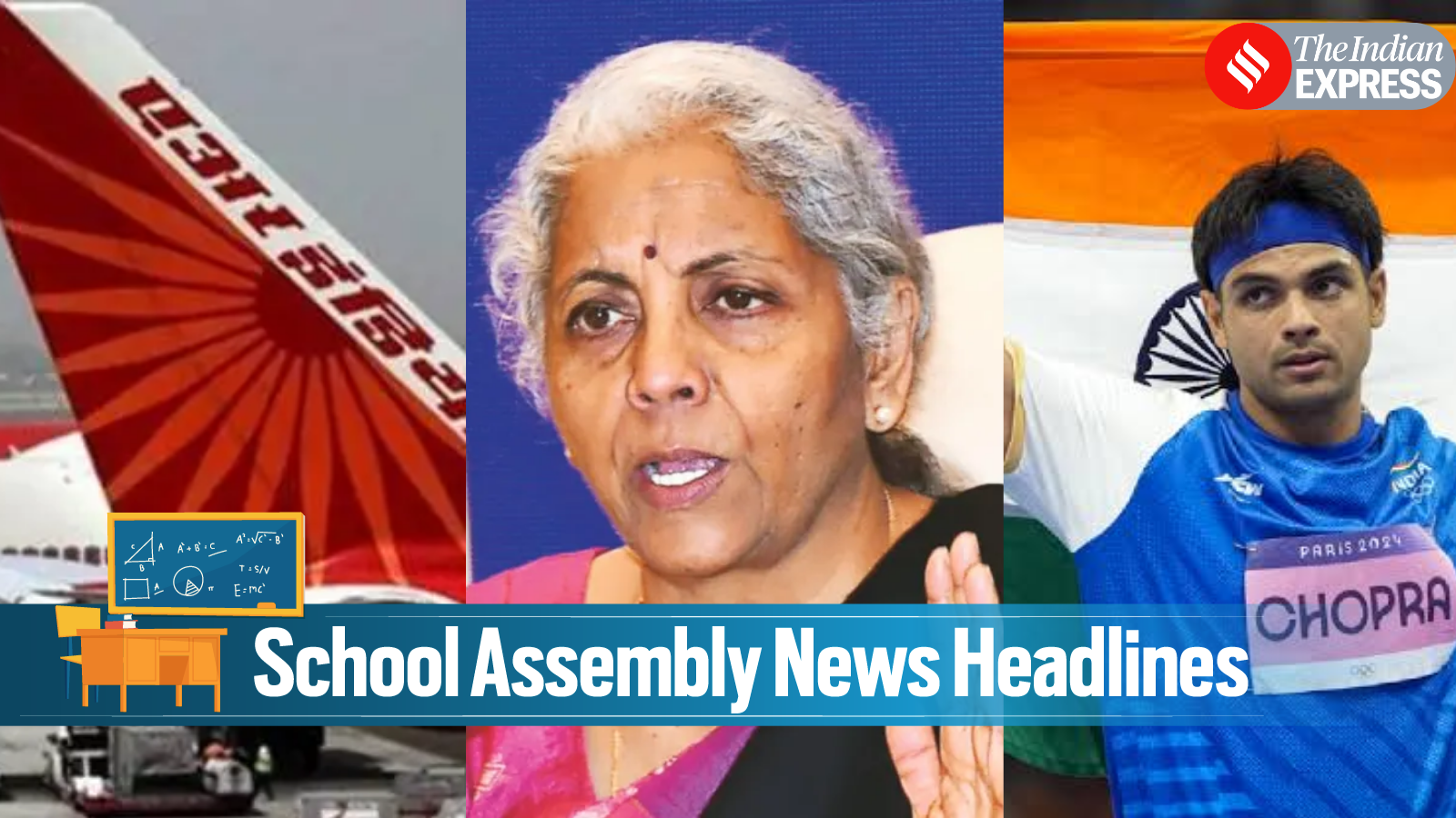Today News Headlines for School Assembly, August 5, 2026: Air India turbulence, Trump’s Iran warning