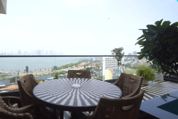 Nupur Sanon and Stebin Ben's balcony