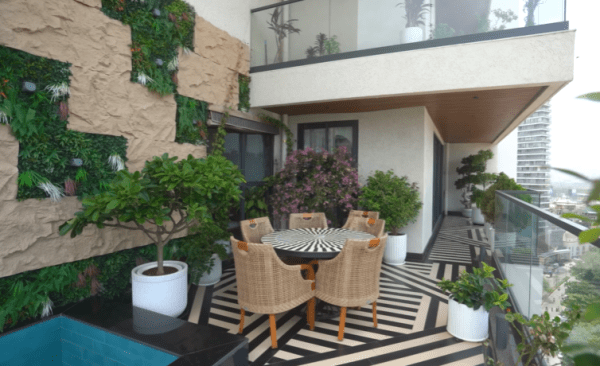 Nupur Sanon and Stebin Ben's sea-facing balcony