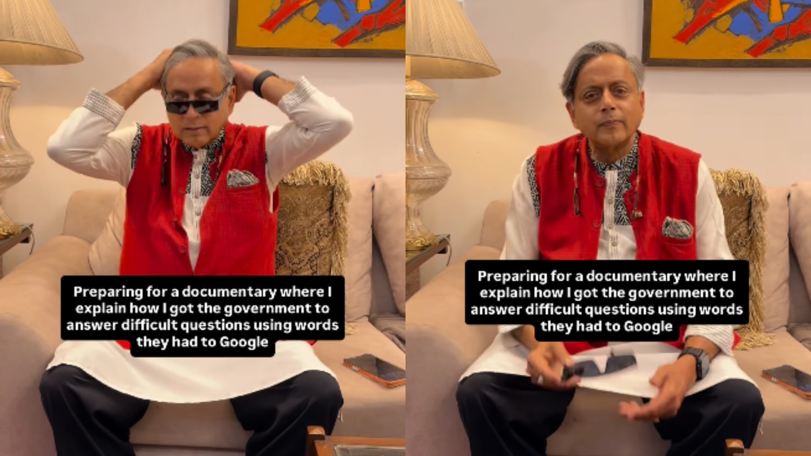 Shashi Tharoor Netflix Documentary Trend Viral Video