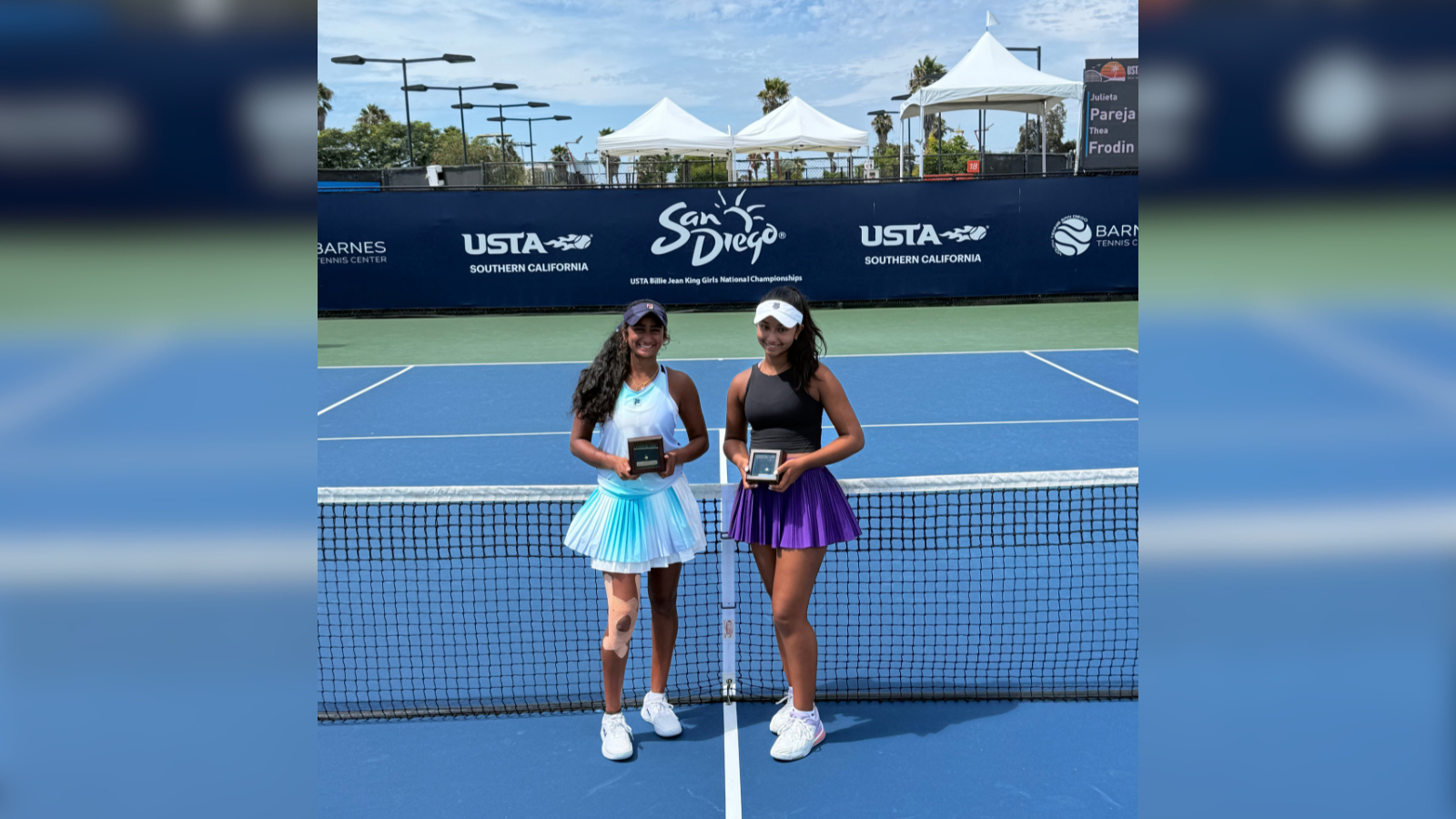 Two Indian-origin teens, one Gold Ball final, two completely different tennis dreams
