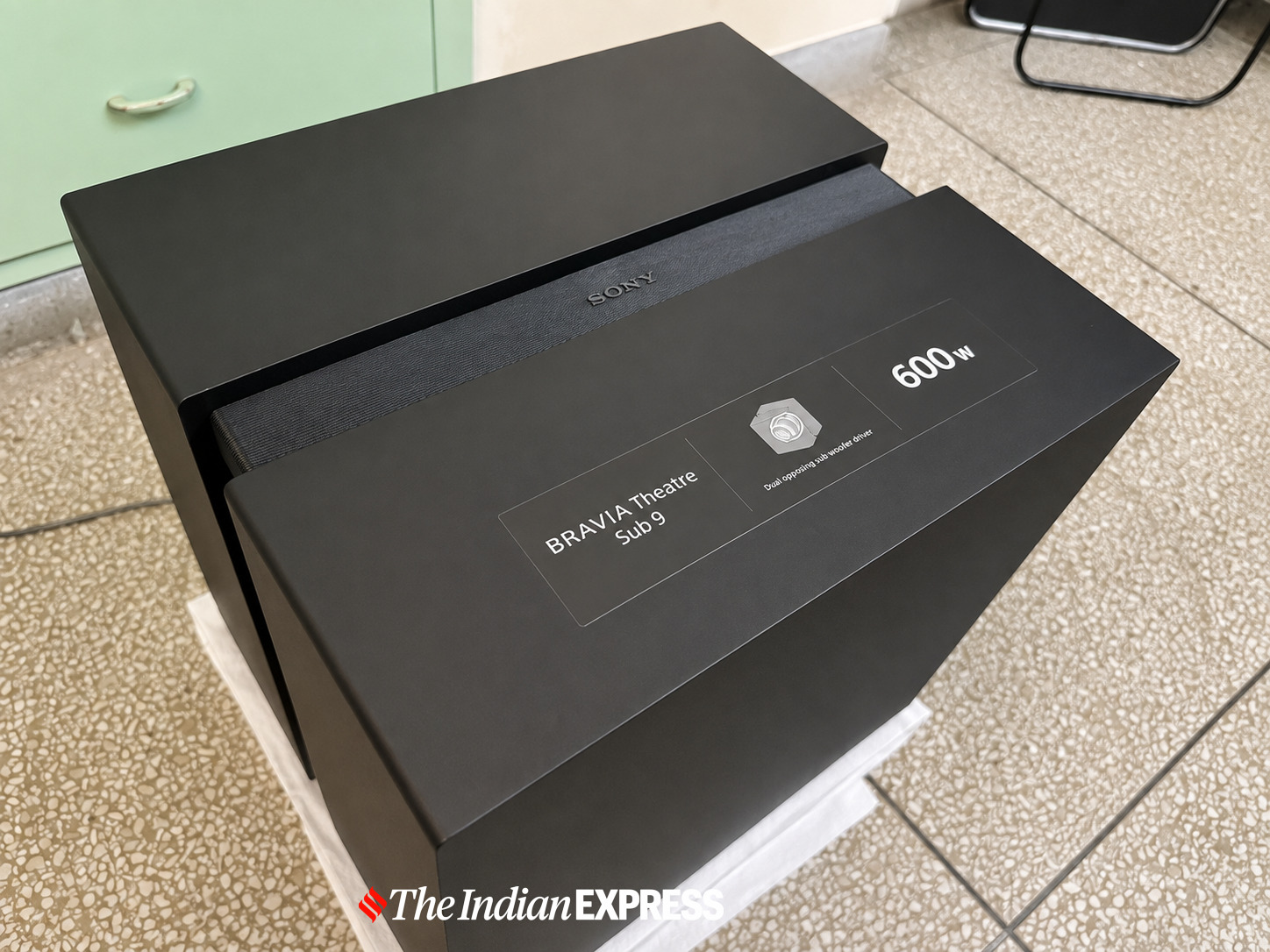 The Sony Bravia Theatre Sub 9 features a 600W subwoofer designed to deliver deep, powerful bass.