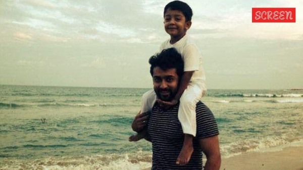 Suriya with his son Dev (Photo: Ramesh Bala/ X)
