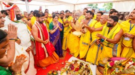 How ritual for ‘bountiful’ rain has given BRS a chance to target Telangana CM