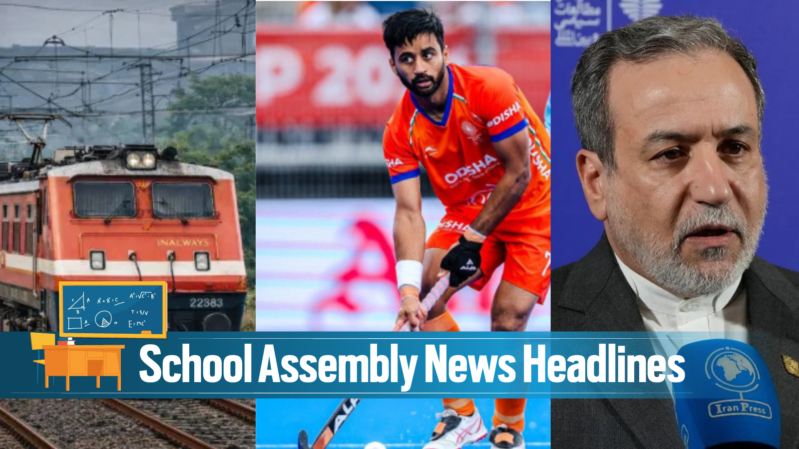 School Assembly Headlines Cover Protests, Supreme Court Panel, and International Developments