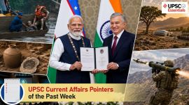 Top 20 UPSC Current Affairs Pointers of the past week | August 24 to 30, 2026