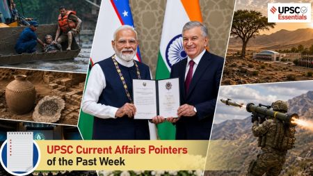 Top 20 UPSC Current Affairs Pointers of the past week | August 24 to 30, 2026