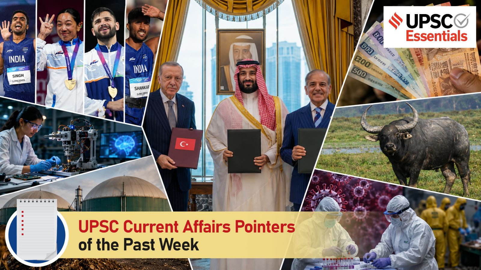 Top 20 UPSC Current Affairs Pointers of the past week | August 3 to 9, 2026