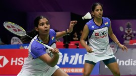 The Indian pair of Treesa-Jolly reached quarters. (AP)