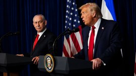 trump netanyahu, gaza war