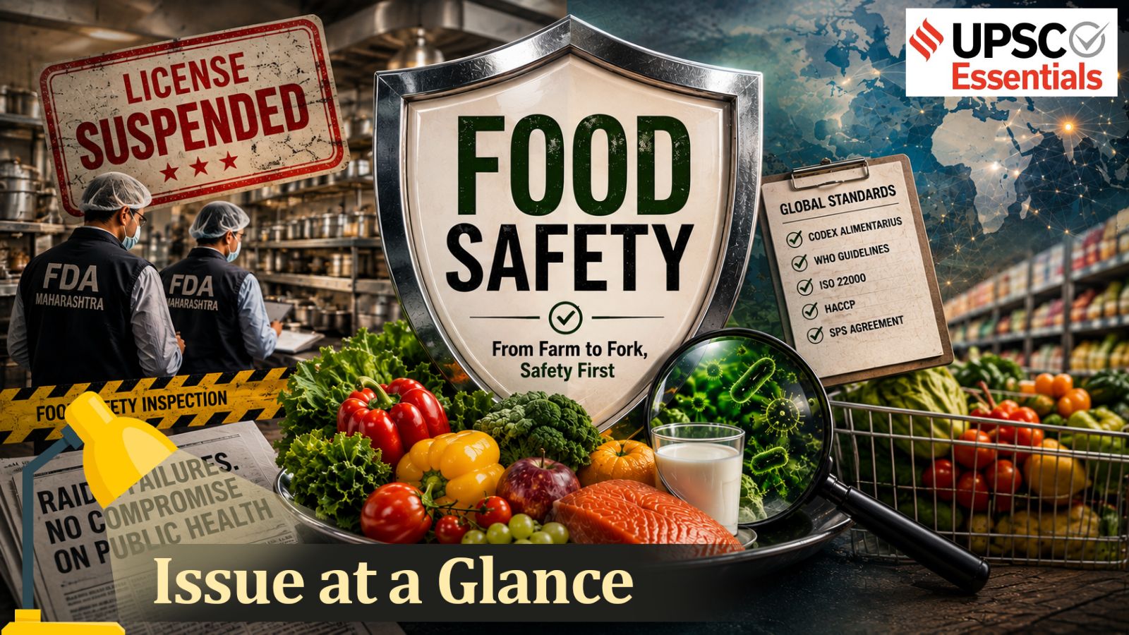 UPSC Issue at a Glance | Food Safety in spotlight: What IAS Tukaram Mundhe’s drive brings into focus