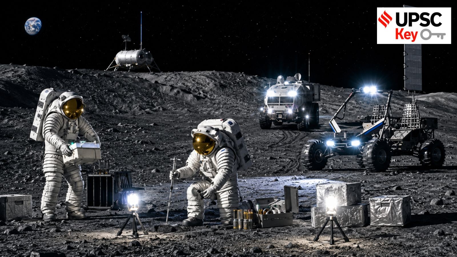 UPSC Key: Moon Base, Surrogate Ads, and Criminalisation of Politics