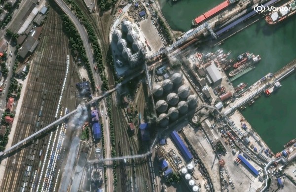 russia port hit