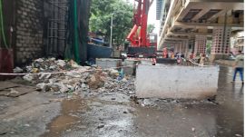 Mumbai metro slab collapses