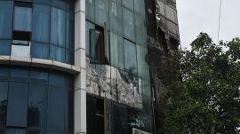 Mumbai hotel fire express photo