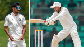 L-R: Arshdeep Singh leads the pace attack while Kanhaiya Wadhawan will lead North Zone squad for Duleep Trophy 2026-27. (PTI)
