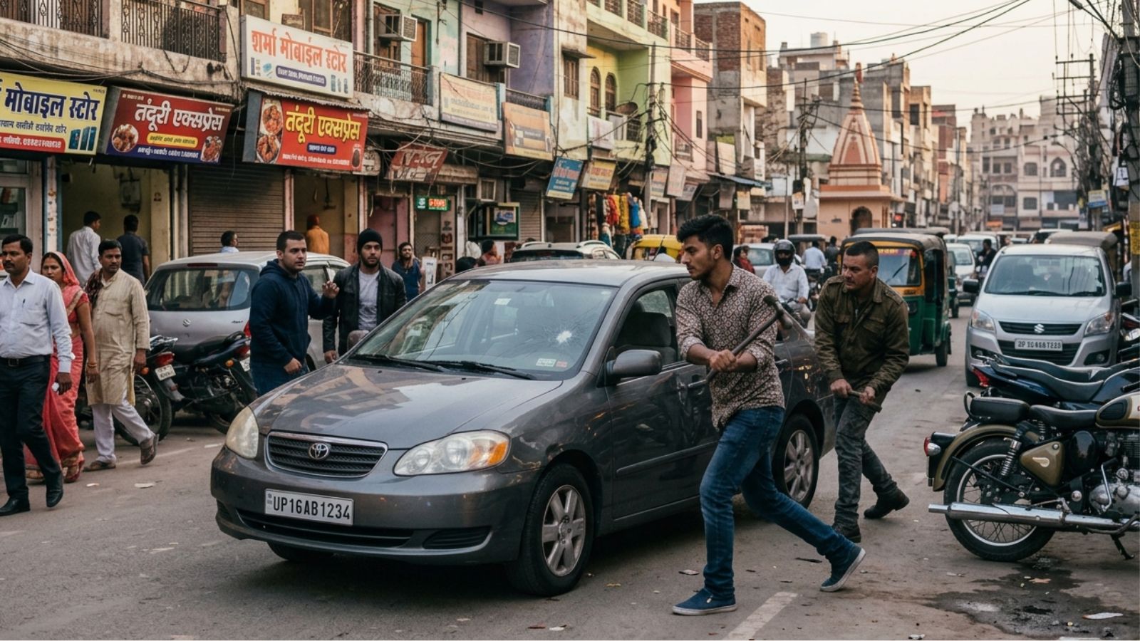 Fitness coach dragged out, car windows smashed with hockey sticks near Bandra Talao