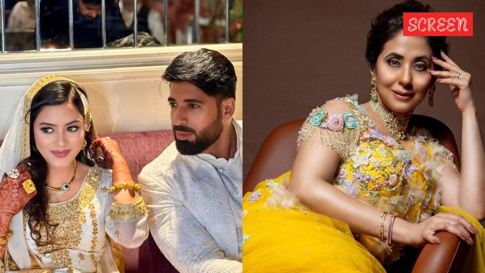 Mohsin Akhtar Shares Wedding Reception Photos with New Wife Nidhaa Bhatt
