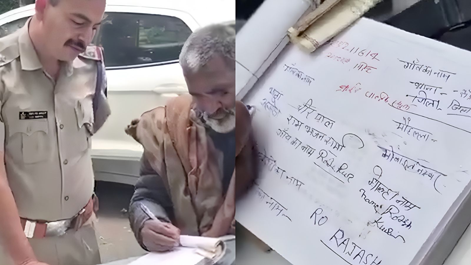 Uttarakhand cop hands pen to mentally ill man missing for 10 years, one word reunites family