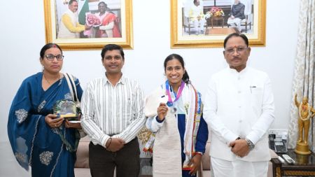 Congratulating the Rajnandgaon-born weightlifter, Sai said the reward and promotion were in recognition of her achievement at the Games. Competing in her maiden Commonwealth Games, Yadav won silver with a combined lift of 199 kg in the women's 53 kg category.