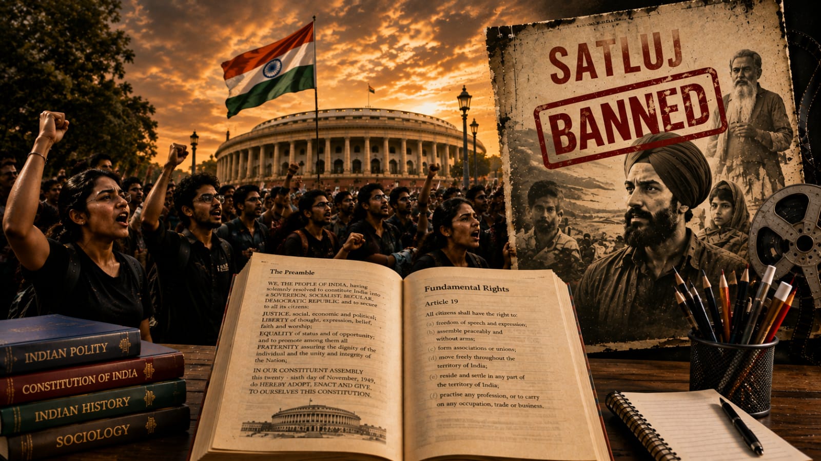 Will Jantar Mantar protest and Satluj ban make it to school textbooks?