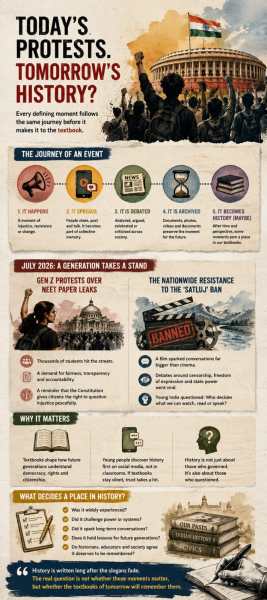 What is the journey of a historic event? 
