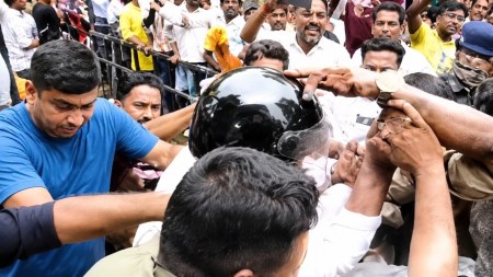 Former TMC MLA Nirmal Ghosh is accused of a cover-up role in the RG Kar rape-murder case (ANI Photo/ Image enhanced using AI)