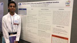 He is also 16 days younger than Alia Sabur, who became the world's youngest woman professor in 2008 at 18 years and 362 days old