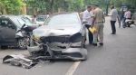 The accident took place around 8 am in front of Himalaya Apartments, according to the police.