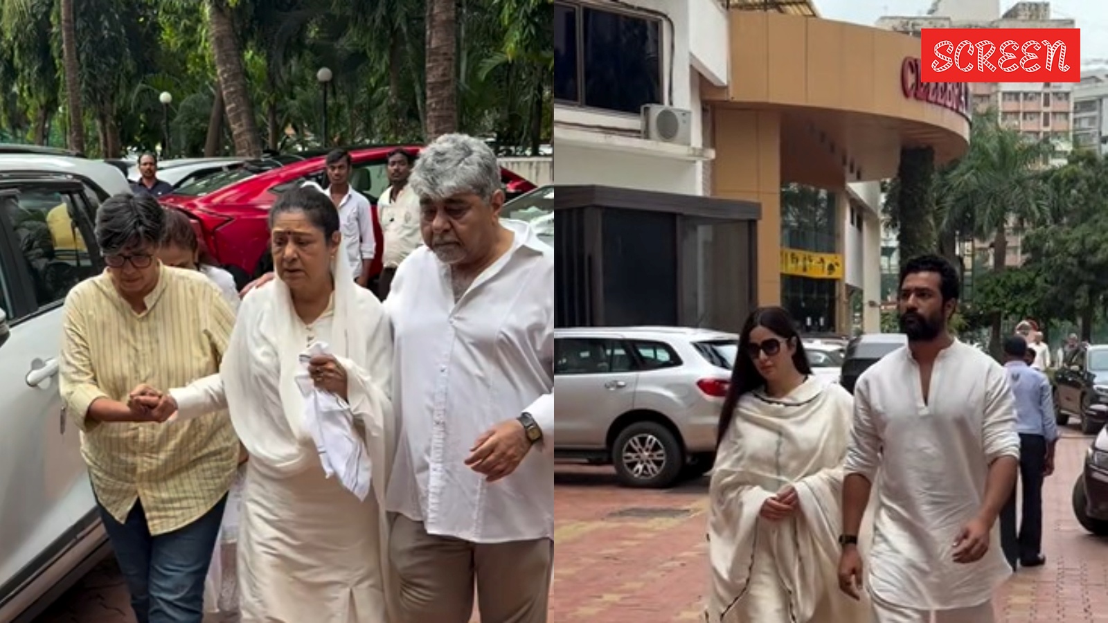 Kuku Kohli’s prayer meet: Aruna Irani breaks down, Vicky Kaushal, Katrina Kaif attend