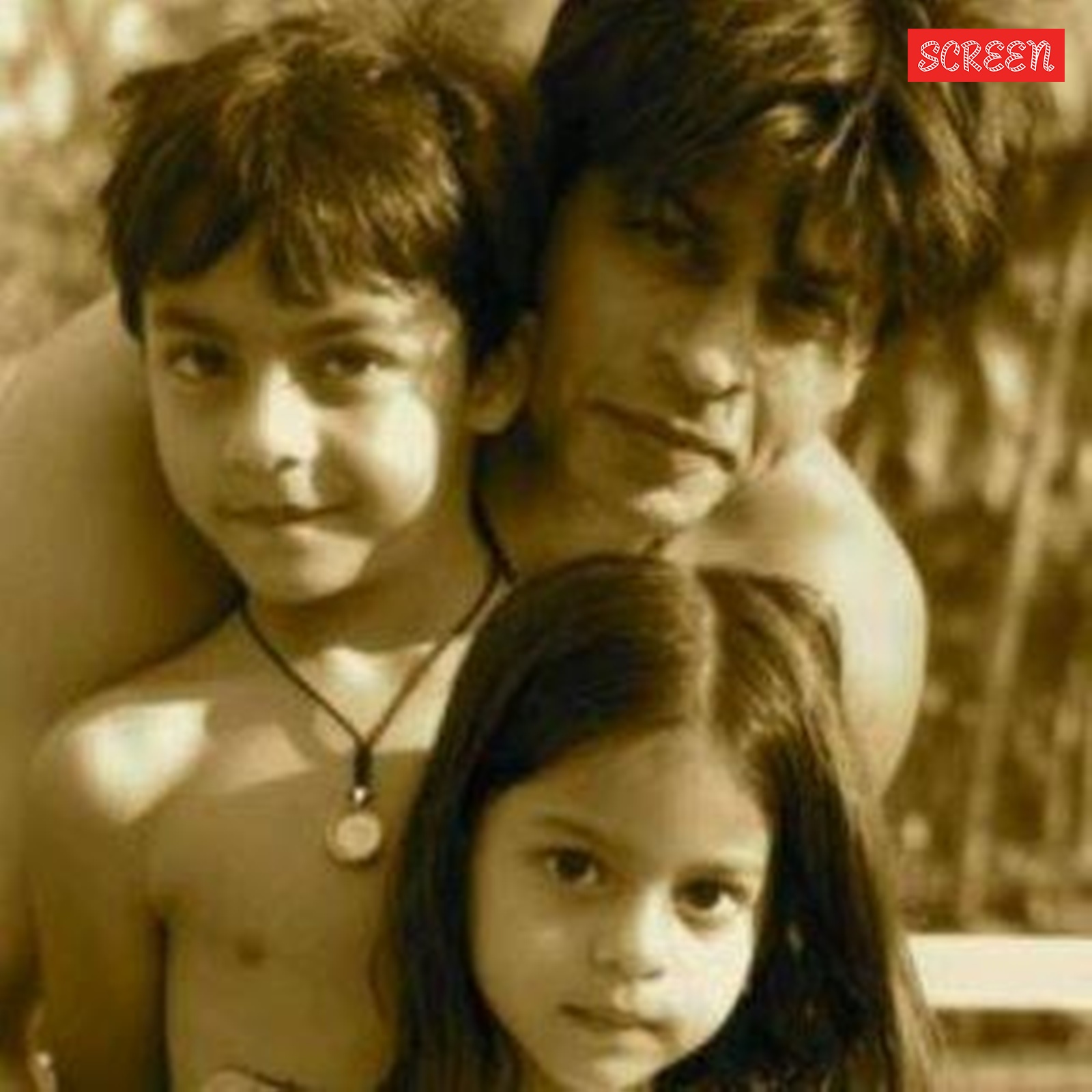 Aryan and Suhana Khan