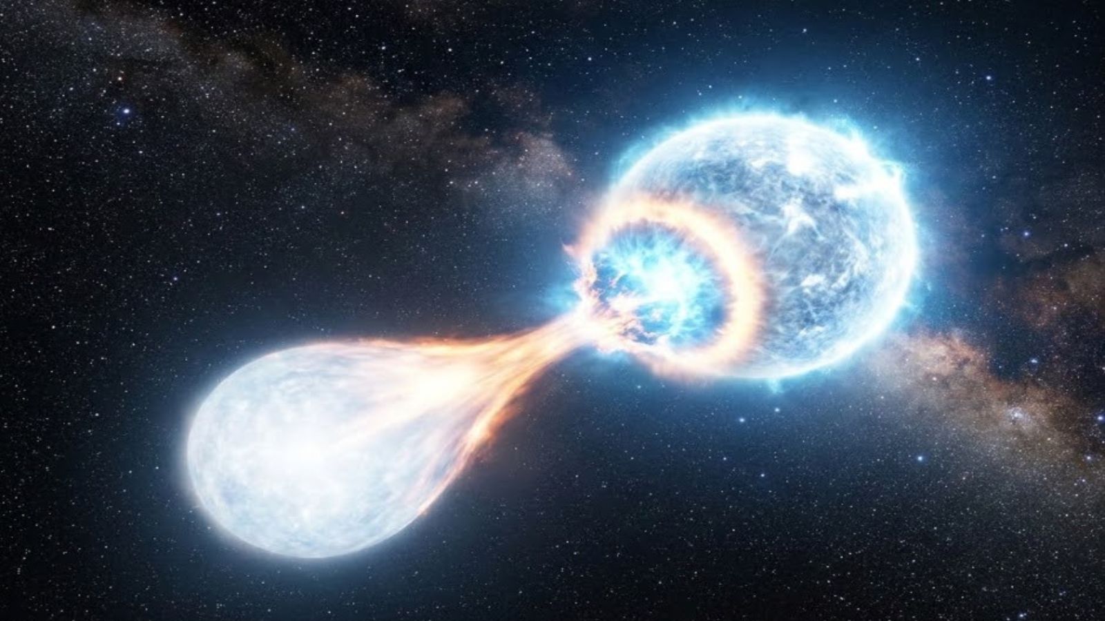 Study led by Indian astronomers finds a pair of dead stars locked in six-minute orbit rapidly spiraling inward