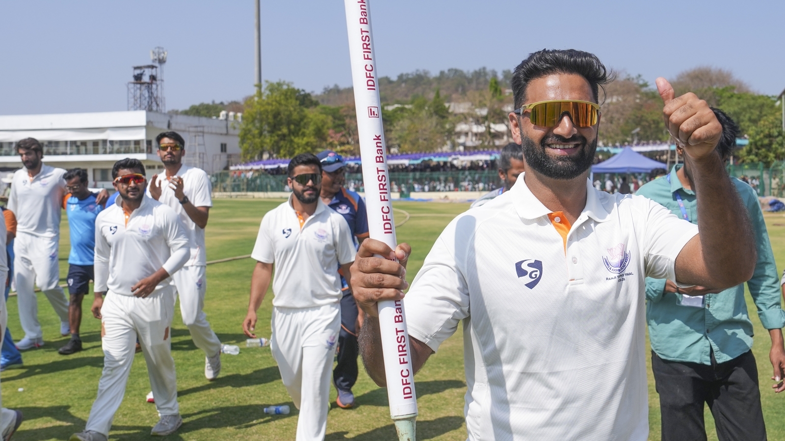 State and now Duleep Trophy coach Ajay Sharma says Nabi is a 'Srinagar-side ka ghoda'. Workhorse. Seven Man of the Match trophies in 10 games. Single-handedly pulling J&K into the final earlier this year. (PTI Photo)