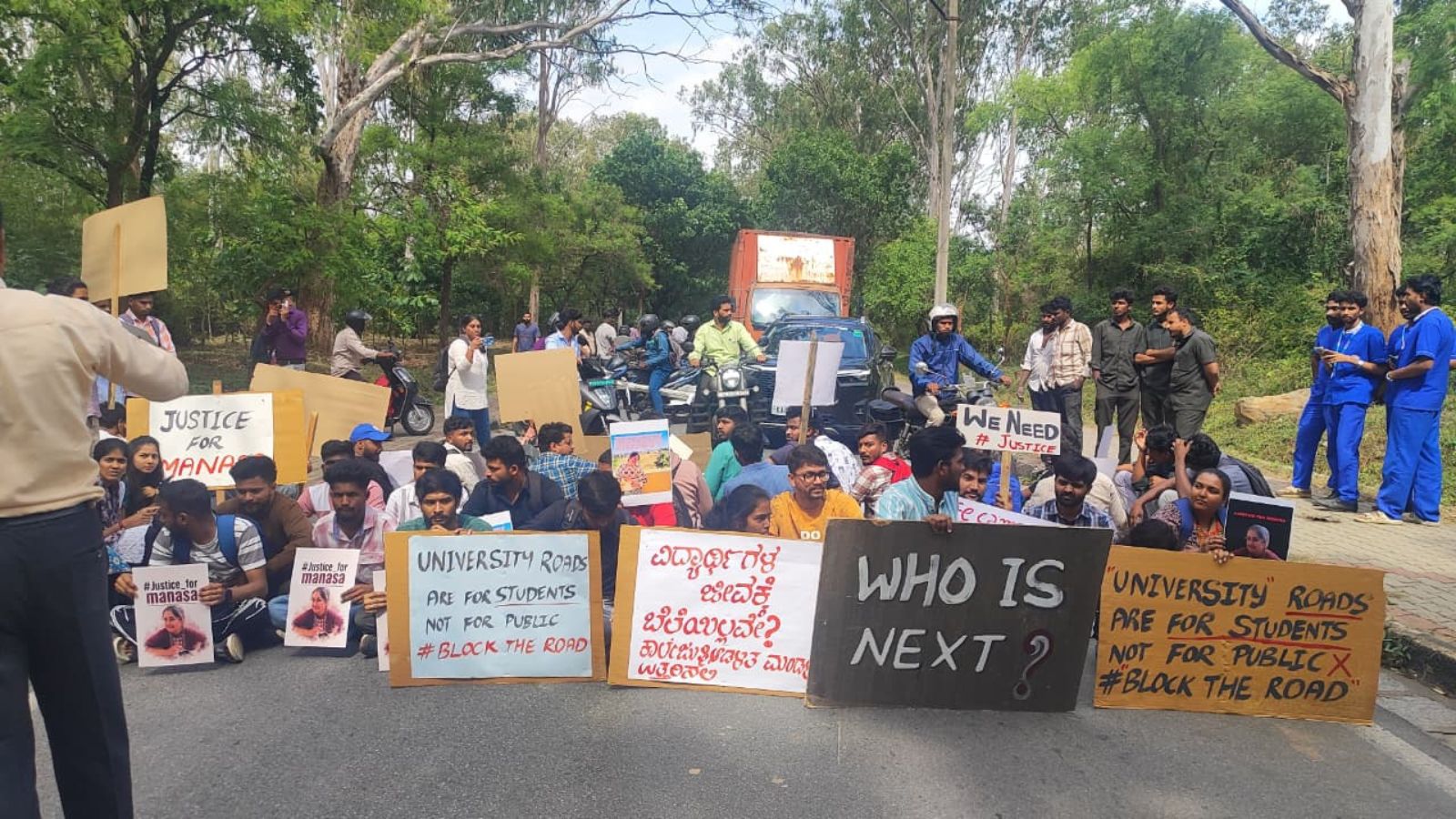 Bangalore University Student's Death Sparks Protests for Campus Traffic Restrictions