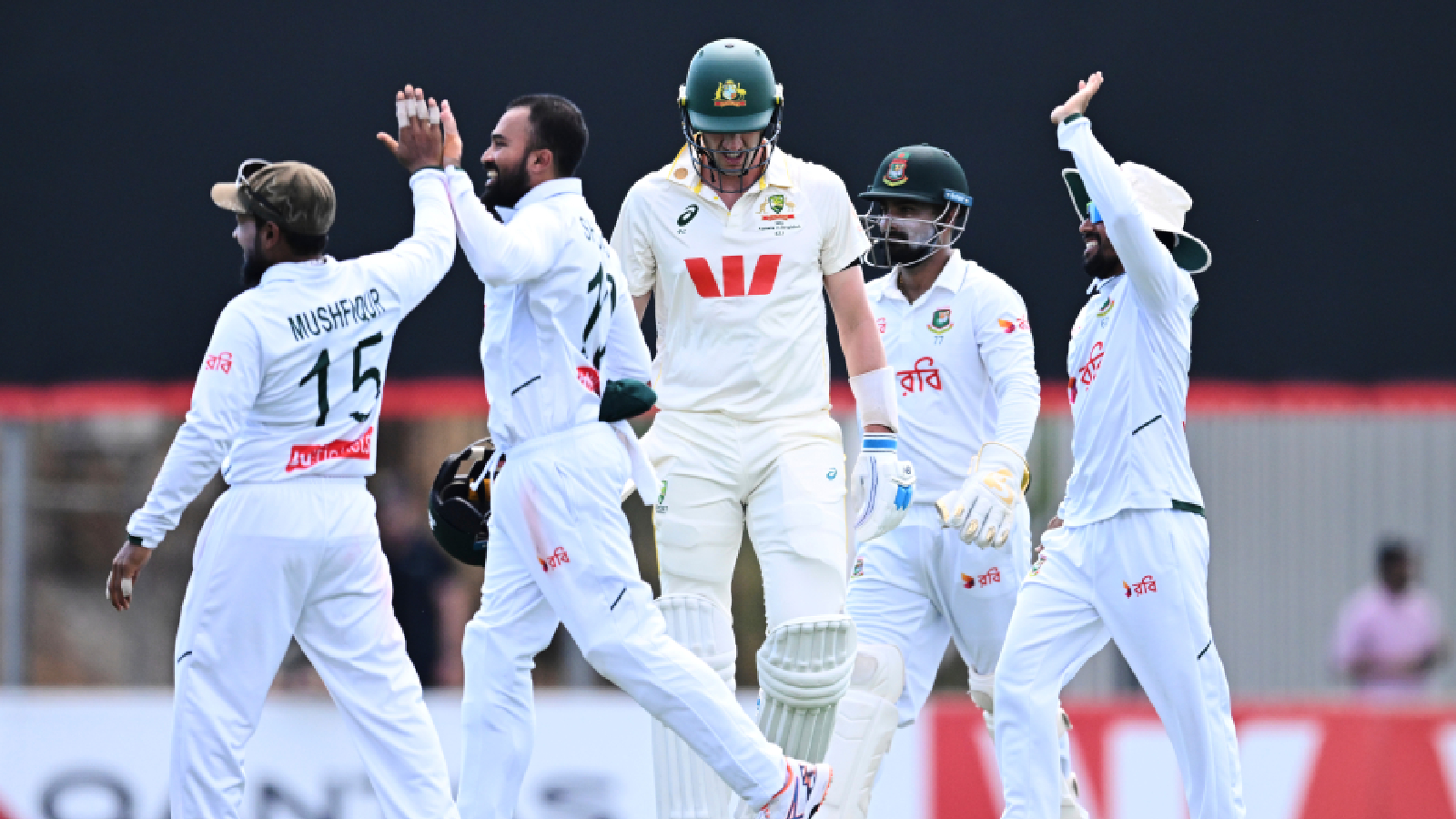 Bangladesh inflict major Australia upset, record first Test win Down Under in Darwin