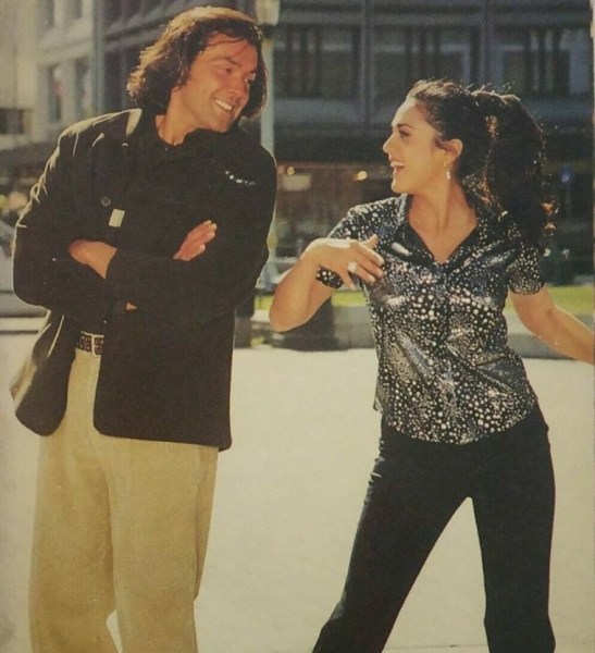 Bobby Deol and Preity Zinta in a still from Soldier