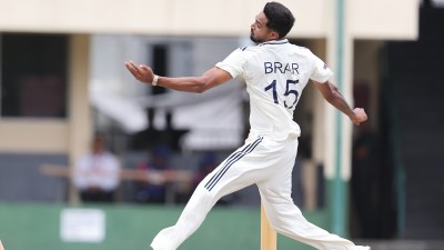 Gurnoor Brar impressed particularly on the first day of India's warm-up match ahead of their two-Test series in Sri Lanka. (BCCI/Creimas Photo)