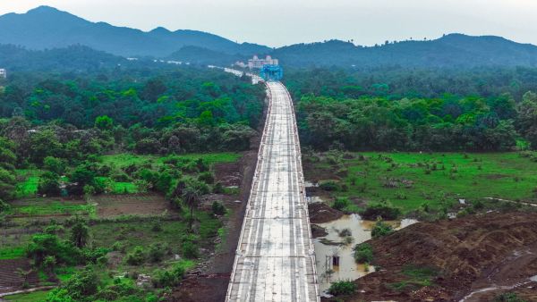 Construction of bullet train network underway in Maharashtra (Image: NHSRCL)