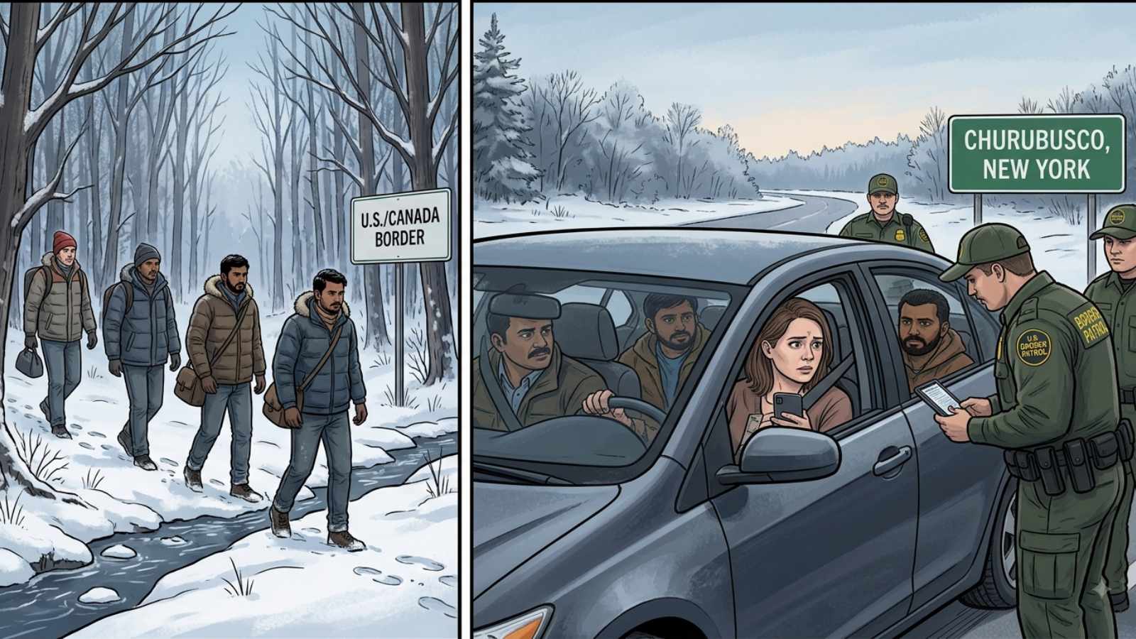 New York woman pleads guilty to smuggling 3 Indians into US from Canada