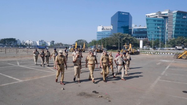 Mumbai police MMRDA ground