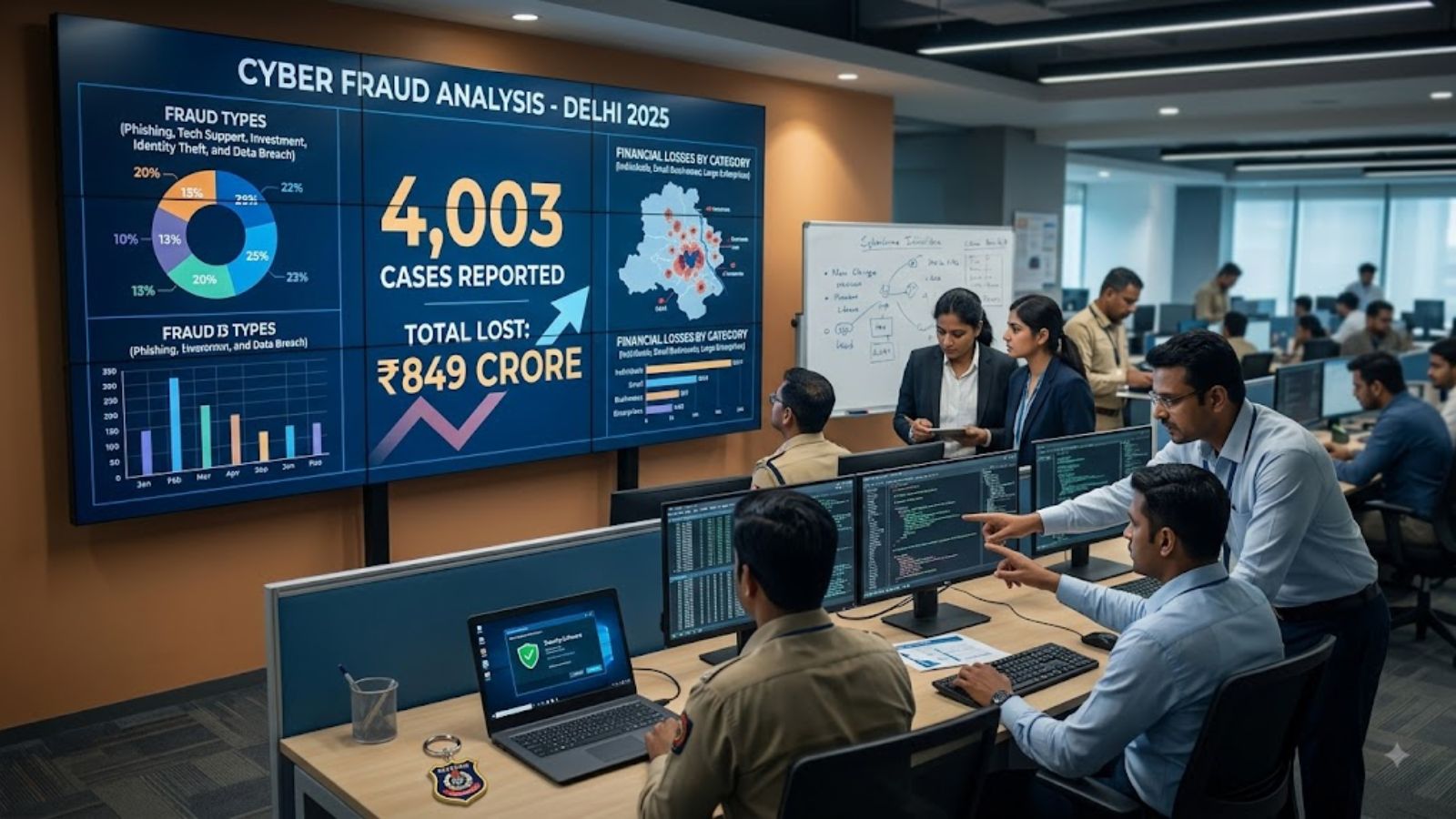 Delhi reports 4,003 cyber fraud cases in 2025, Rs 849 crore lost: Centre